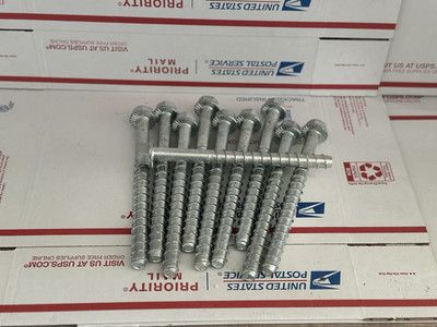 (10 pk) Simpson Strong-Tie THD62800H 5/8'' x 8'' Titen HD Heavy Duty Screw Anchors