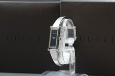 [Exc+5 avec boîte] Montre femme vintage GUCCI 1500L 12mm cadran noir quartz...