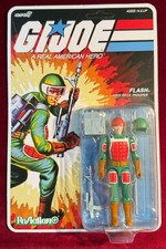 Super7 ReAction  GI JOE FLASH Laser Rifle Trooper O-Ring 3.75  Action Figure