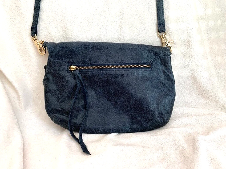 Foley + Corinna Mujer Disco City Mini Bolso de Mano Cartera Azul Envejecido Bandolera Foto 4 de 4