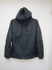 Nike Sportswear Full Zip Hooded Windbreaker Jacket Black CU4999-010 Men's Size M