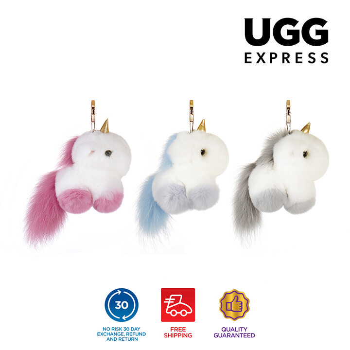 TARRAMARRA® Keyrings Fur Fluffy Unicorn Pandents Handbag Phone