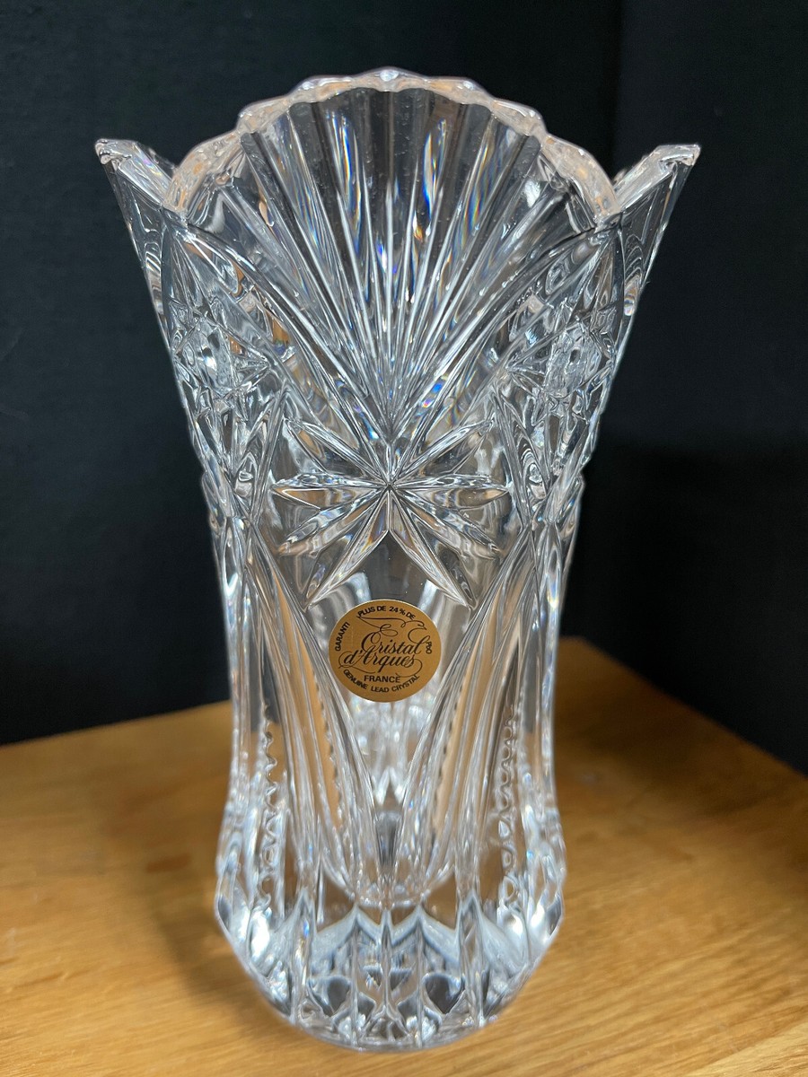 JG Durand Cristal D'Arques Vincennes Cut 24% Lead Crystal 6.5