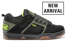 Mens DVS Comanche Skateboarding Shoes NIB Black Olive Gum