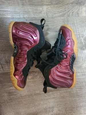 2015 Nike gs youth Air Foamposite One 644791-600 night maroon penny basketball 4