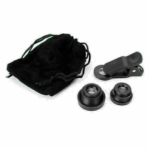 3 In 1 Fish Eye Wide Angle Macro Camera Clip-on Lens fit Universal Mobile Phone - 第 12/19 張圖片