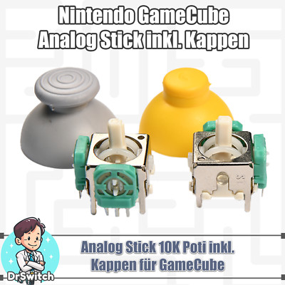 2x Analog Stick Set für Nintendo GameCube Controller Joystick Sensor Steuermodul