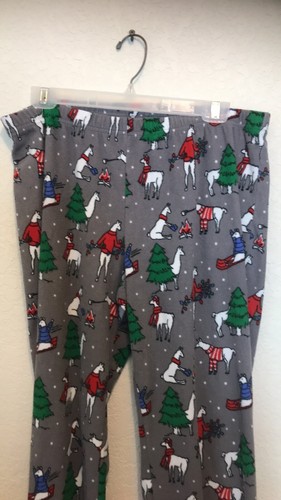 Pantalones para dormir de vacaciones llama al aire libre talla L - Imagen 2 de 4