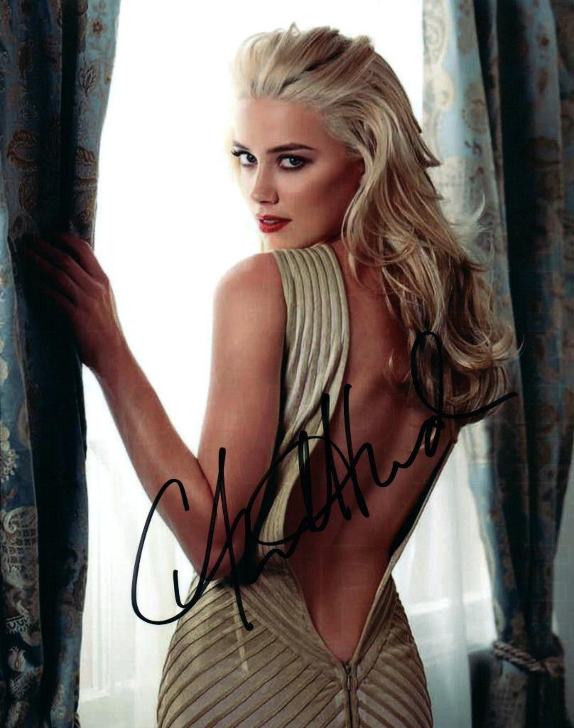 Amber Heard autographed 8x10 Photo signed Picture Very Nice and
