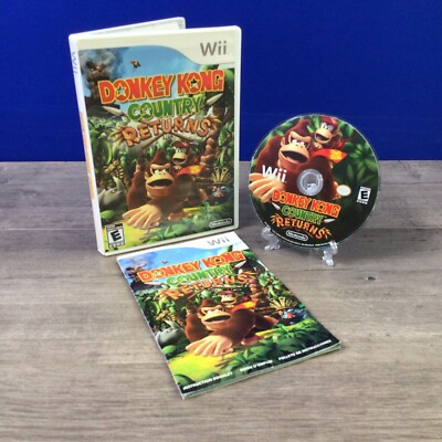 Nintendo Donkey Kong Country Returns Wii CIB 45496902001|