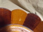 Vintage Antique Marquetry Wood Bowl Lion Paw Feet ~8.5x3.75" — photo 5