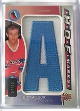 2023-24 SP Game Used Hockey Hall of Fame Marks Guy Lafleur- 7/35