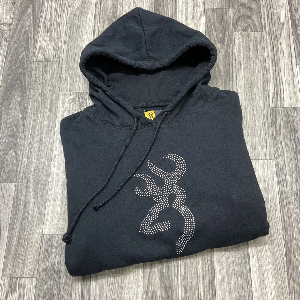 MARRÓN Pullover Corbata Corbata Negra Sudadera con Capucha Sudadera con Capucha Para Mujer Talla L Foto 4 de 4