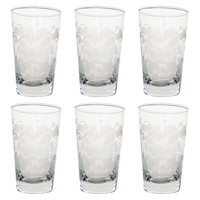 6X Bizzl Glas Trinkglas 0,2L Rc GläSer Saftglas Becher Schorle Saft Wasser Set