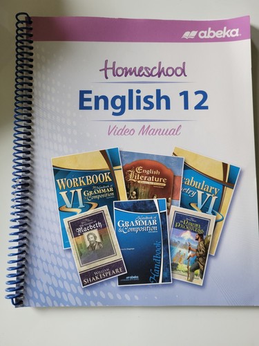 ABEKA A BEKA Grammar & Composition Vocab Poetry VI Teacher Lesson Keys Set - Foto 6 di 6