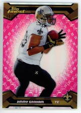 2013 Topps Finest Pink Refractor Jimmy Graham 10/10 #43 LAST ONE