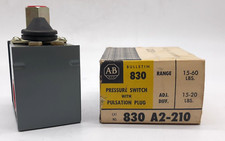 Allen Bradley 830-A2210 Pressure Switch w/Pulsation Plug