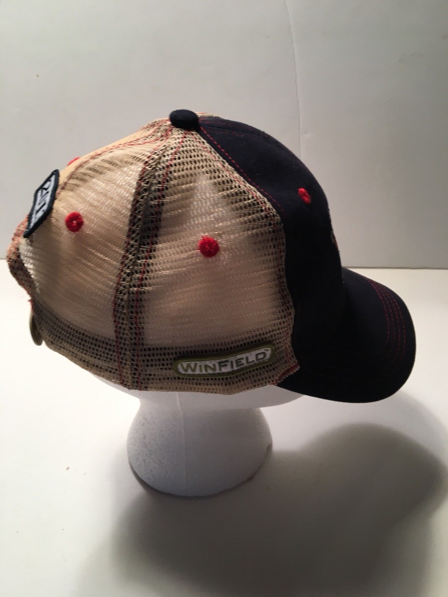 Casquette Trucker Fargo Moorhead RedHawks 2013 - Toile Bleue Et Mesh Beige, Réglable Snapback