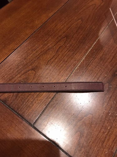 Etienne Aigner Belt VINTAGE 3/4" Leather Size 26 Small 1425 Made in Spain - Picture 9 of 12