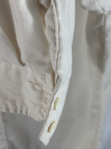 Kennington Long Sleeve Button Up Shirt Large Beige Quilted top Southwest Theme - Picture 14 of 19