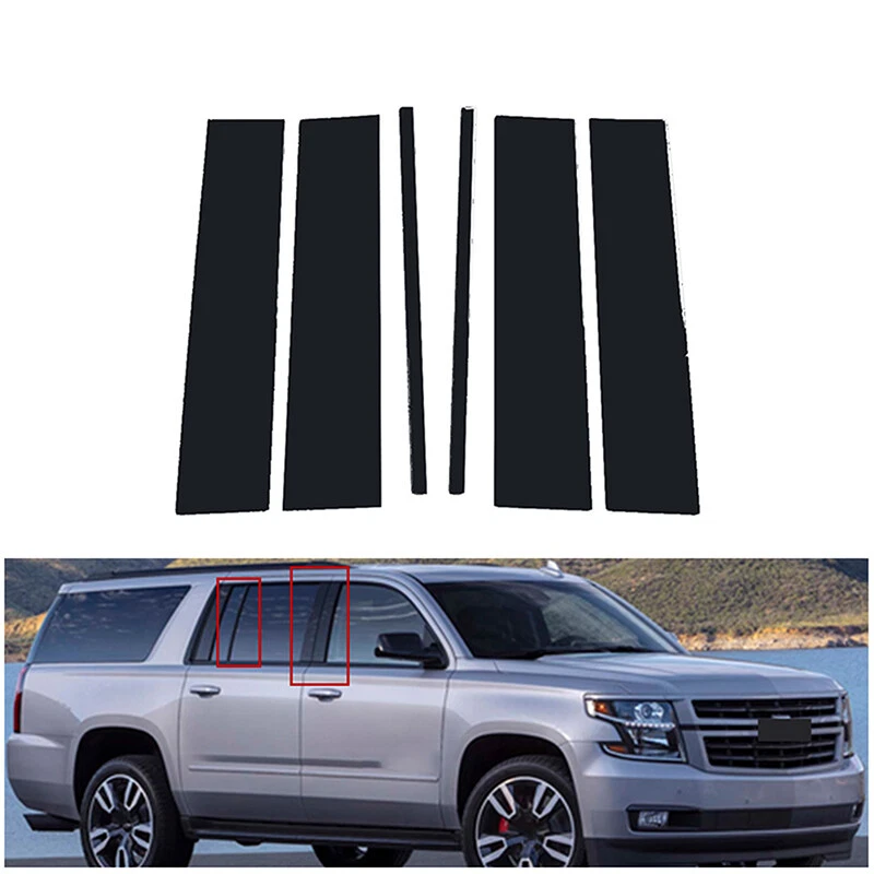 Fit For GMC Yukon XL 2015 -2018 2019 2020  Pillar Posts Window Door Trim Cover - Изображение 2 из 4