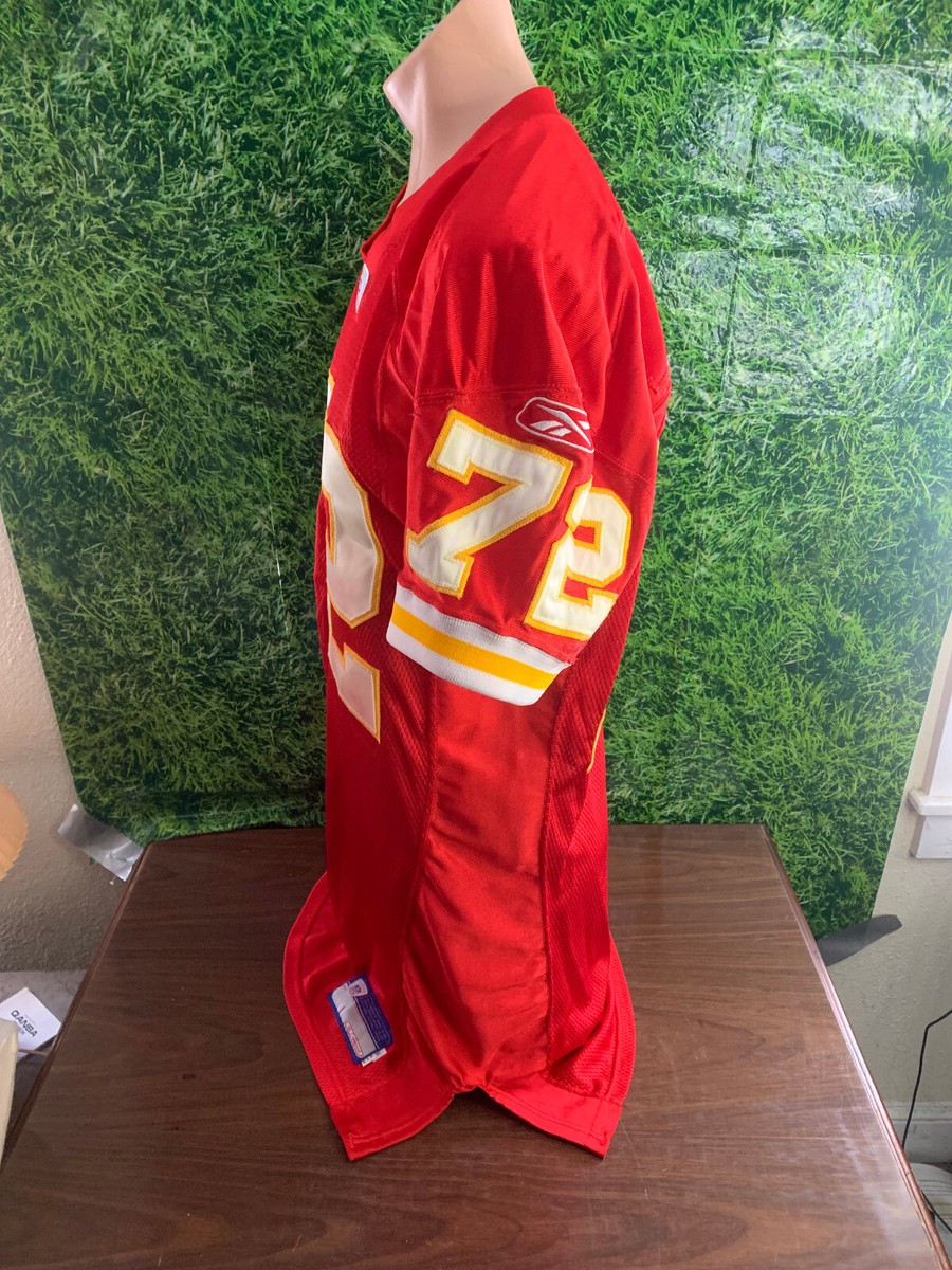 2004 Kansas City Chiefs #72 Darnell Alford Game Jersey Red Reebok