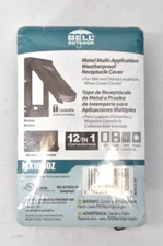 Hubbell Bell Outdoor Metal Multi Application Weatherproof Receptacle Cover