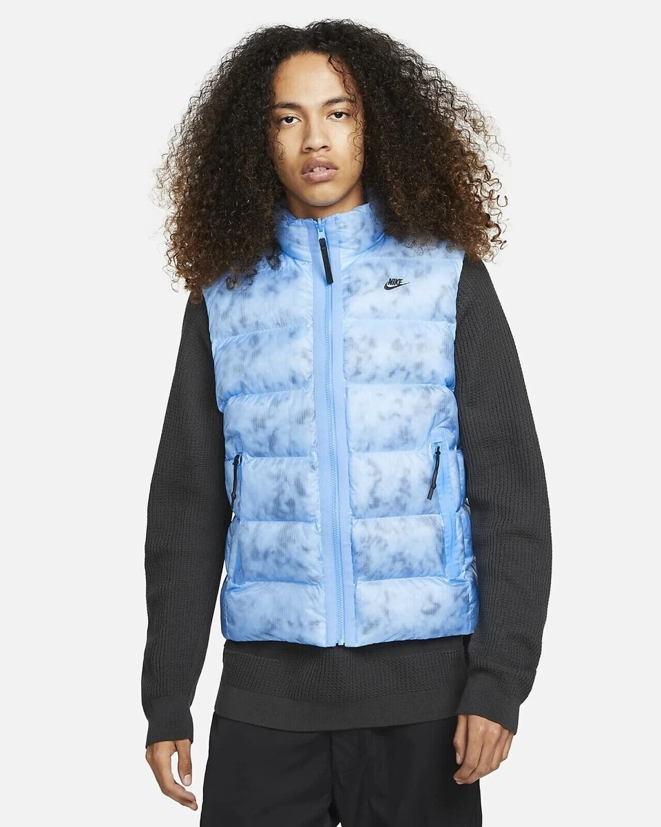 Men Nike Therma Fit Tech Pack Synthetic Fill Puffer Vest Blue DN2817-412  Size M | eBay