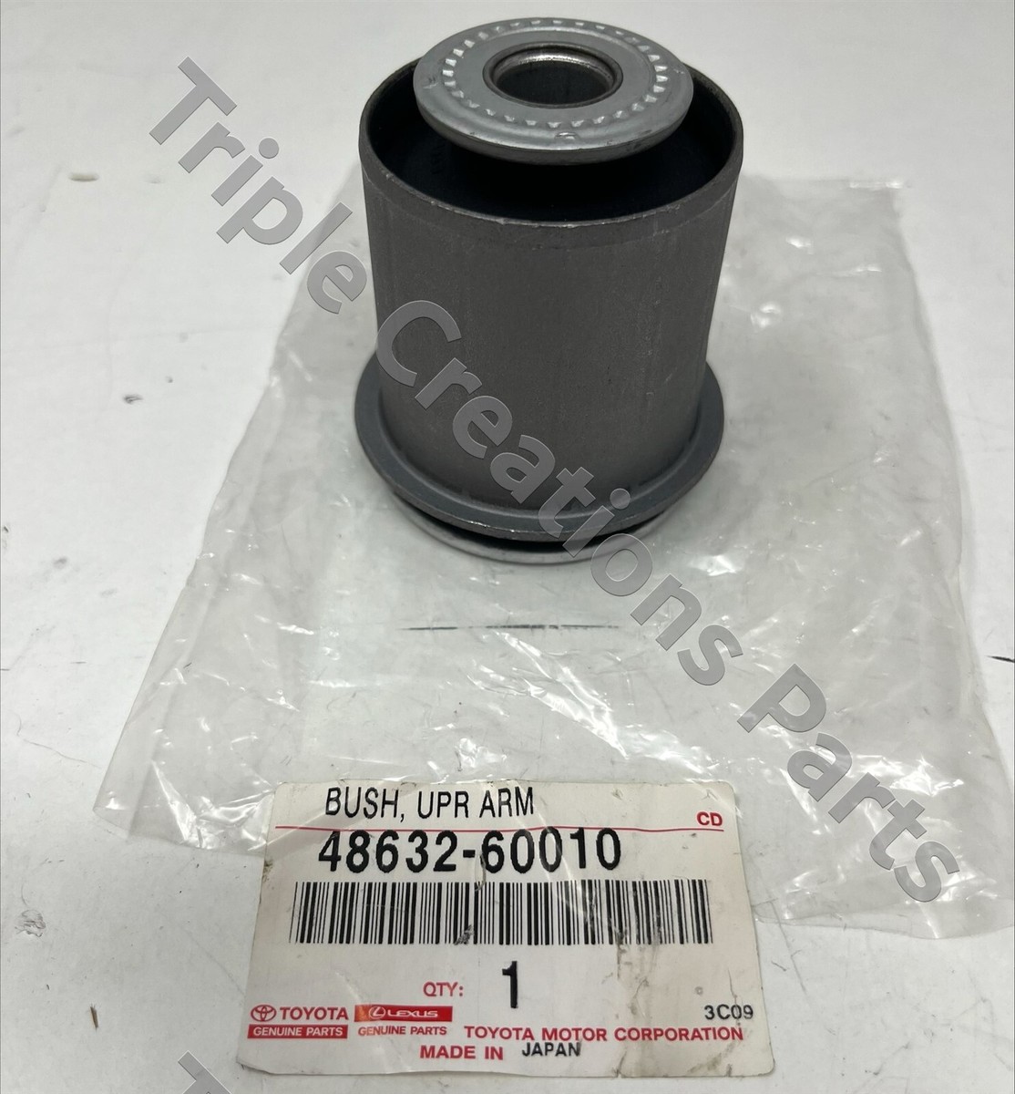 21クラウンサスペンション Toyota Genuine 48632-60010 Bush Front Suspension Upper Arm RH Or