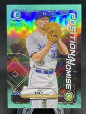 Asa Lacy 2021 Bowman Chrome Positional Promise Aqua Refractor 005/125 POS-AL