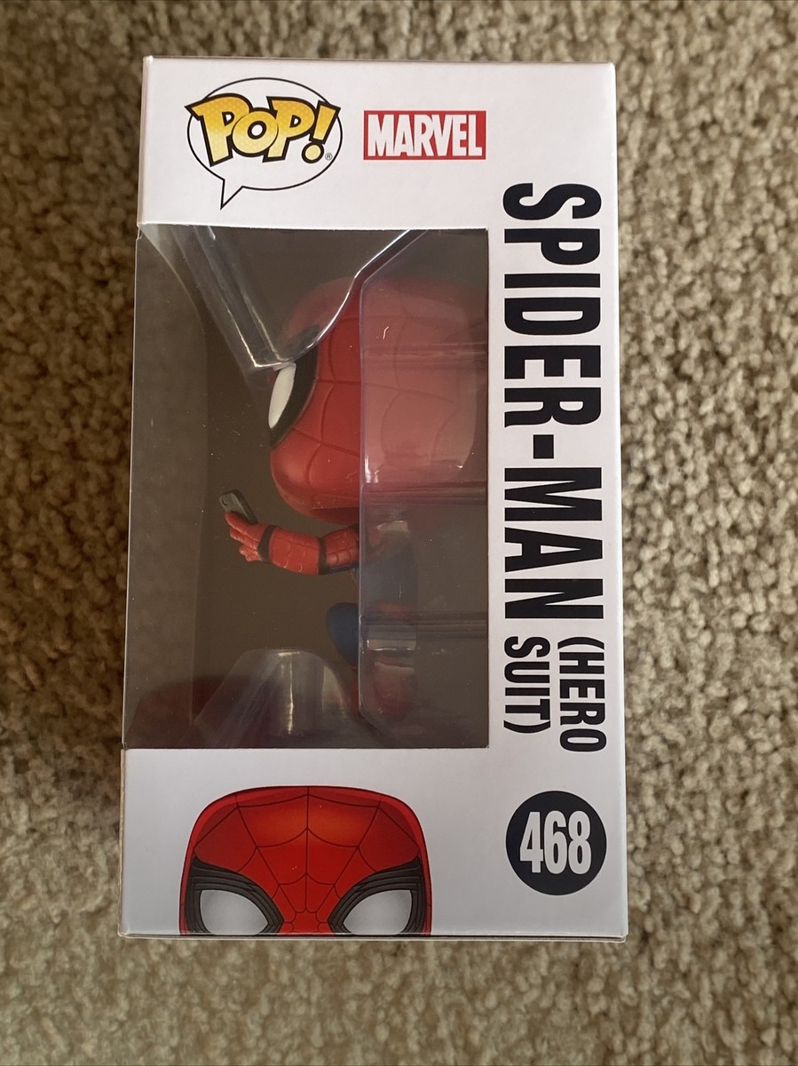 Funko POP Marvel Far From Home #468 Spider-Man Hero Suit
