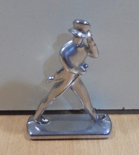 JOHNNIE WALKER SCOTCH WHISKY ADVERTISIGN METAL PAPER HOLDER STATUE - Picture 2 of 10