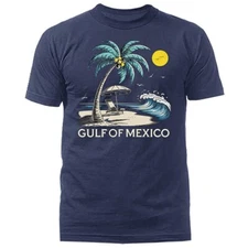 Gulf of Mexico Golfo de mexico Est 1550 Retro Vintage Beach T-shirt