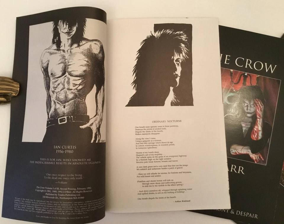 El Cuervo -- 3 cómics Tundra 1ª edición + novela gráfica coleccionada por James O'Barr Foto 4 de 4