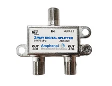 2way Digital Coaxial Splitter Moca 2.5 Abs312h