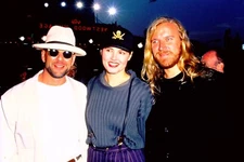 BRUCE WILLIS, GEENA DAVIS, & REENY HARLIN - DIE HARD III PREM - '95 - 35mm SLIDE