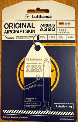 Aviationtag Lufthansa A320 D-AIPB 0325/7500 Aircraft Skin