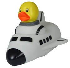 Space Venture Shuttle Duck, Floating Upright Bath Toy- Waddlers Brand