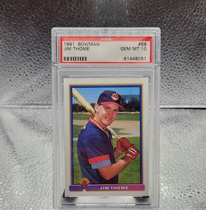 1991 Bowman #68 Jim Thome PSA GEM MINT 10