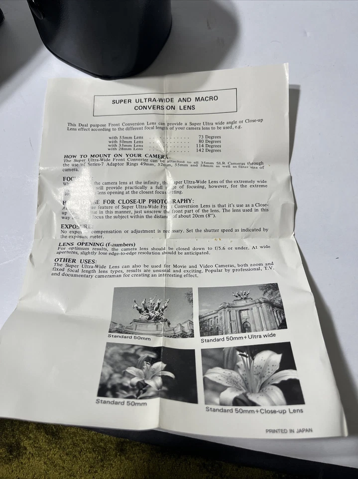 Zykkor Macro 49mm Wide Angle Lens with carrying case model No. 1103 NEW! - Image 3 of 4