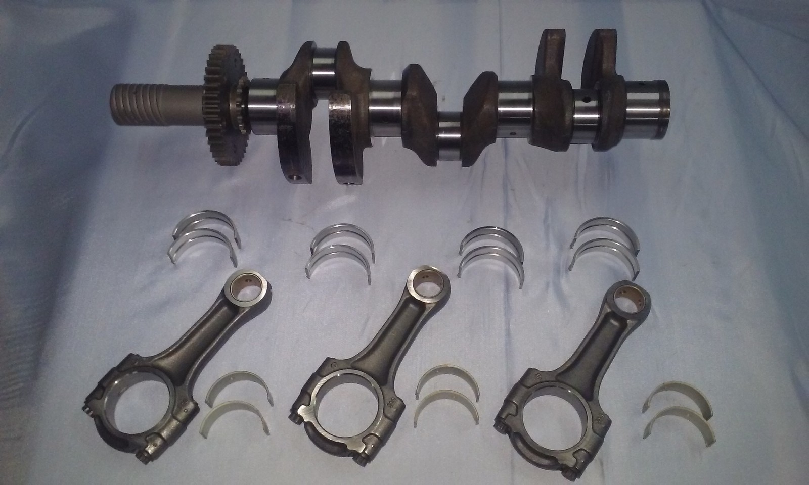 SEADOO 4TEC FULLY rebuilt CRANKSHAFT and RODS with NEW rod bearings