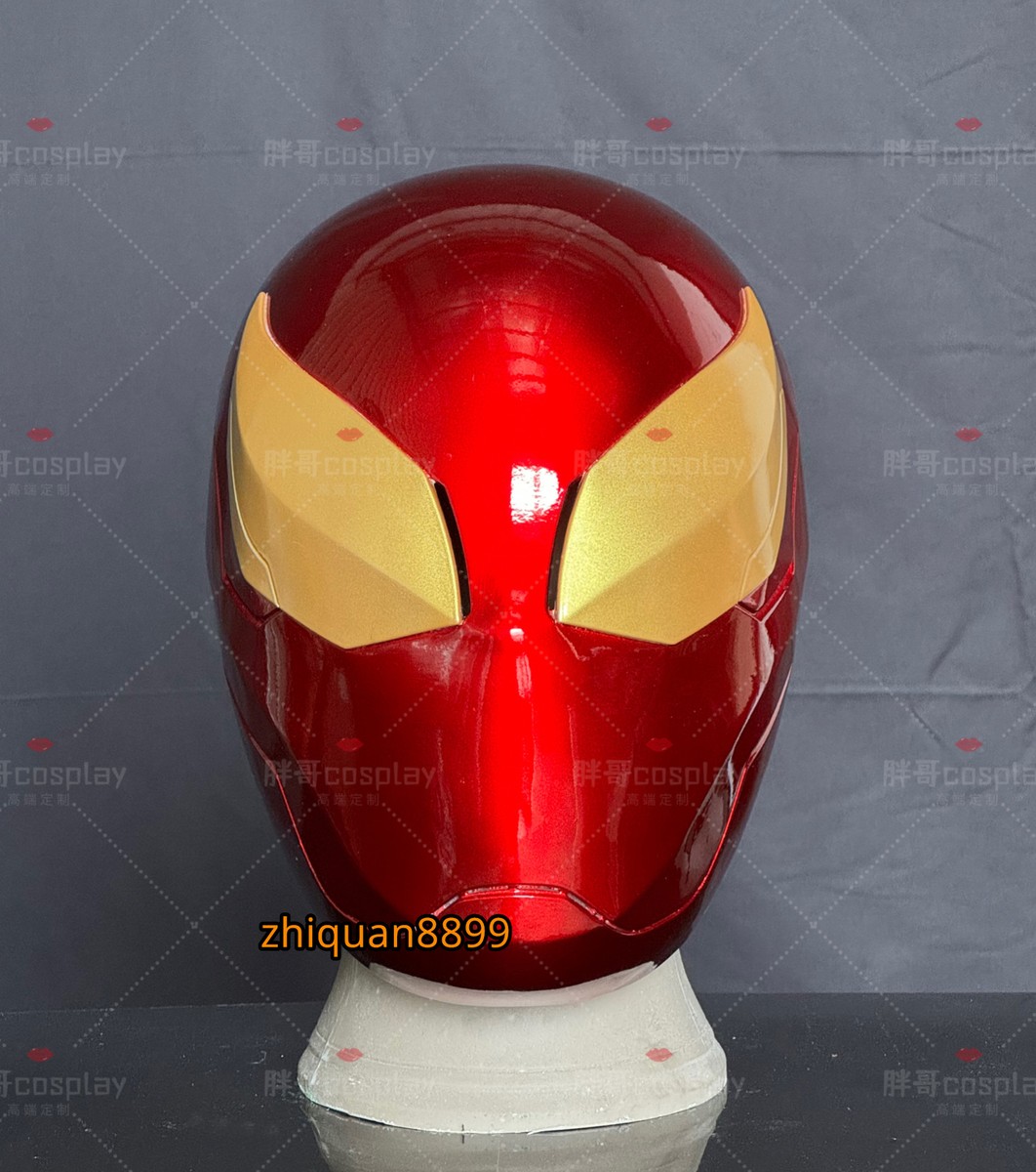 Spider-Man 1/1 Wearable Helmet Full Face Masks Iron Spider Cosplay