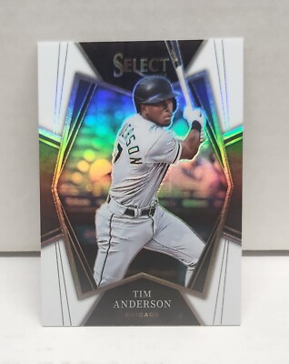 TIM ANDERSON 2022 Select WHITE PRIZM ~ White Sox ~ #'d /50