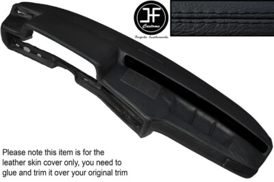 BBSAerodyne-Matt-Teil ブラック　 E21 BLACK STITCH LEATHER DASH DASHBOARD LEATHER COVER FITS BMW 3