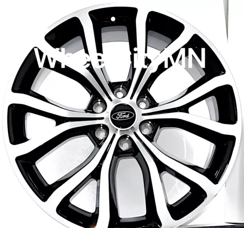 24" gloss black machined Ford Expedition Platinum OE replica rims F150 6x135 +31