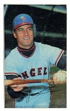 1970 Topps Baseball Super SQUARE CORNER Proof JIM FREGOSI Blank Back