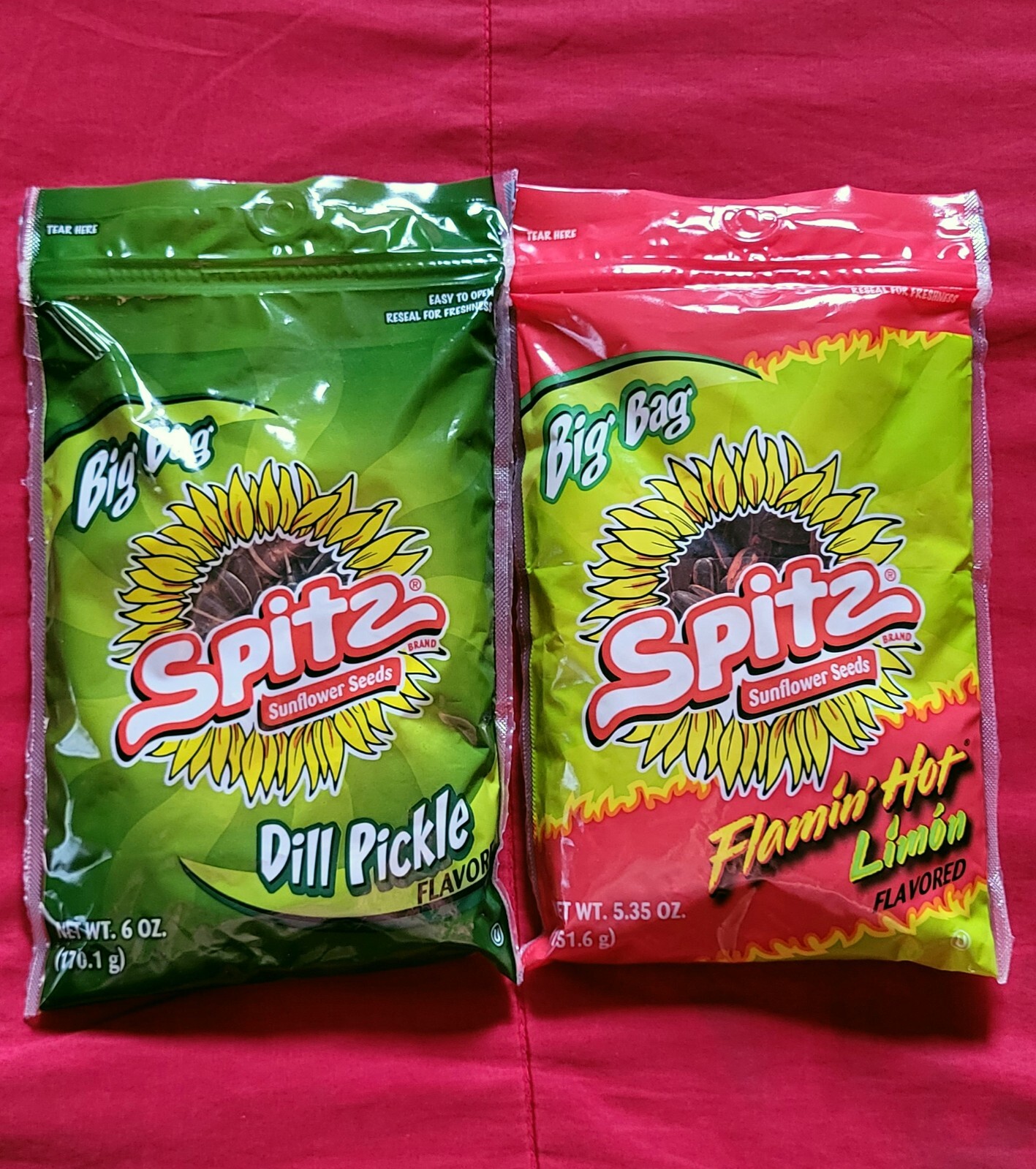 2 Spitz Sunflower Seeds Dill Pickle & Flamin' Hot eBay