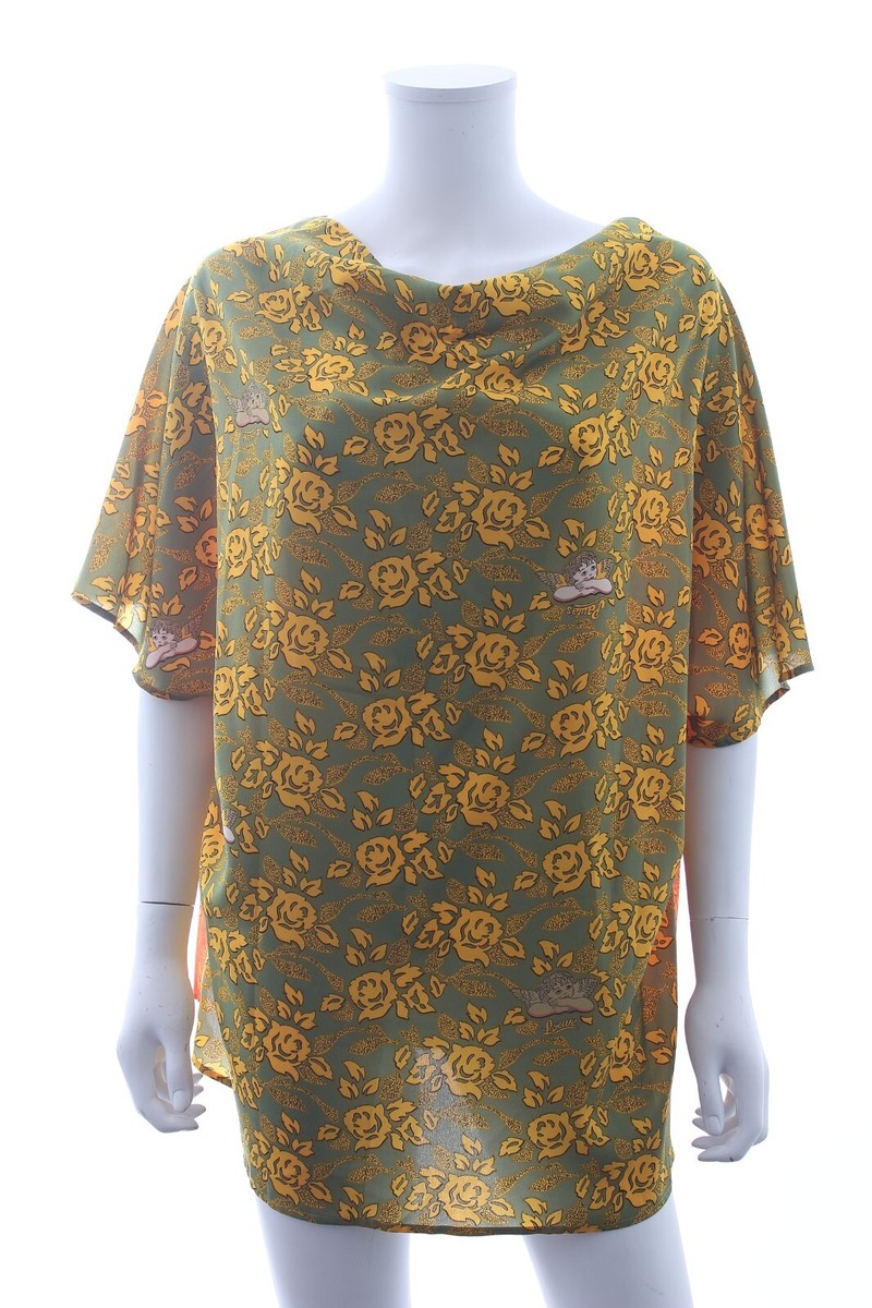 【LOEWE】Paula'S Ibiza Chemisieri In Cotone Loewe x Paula & Mopitz Ibiza Two-Way Printed Crepe Top