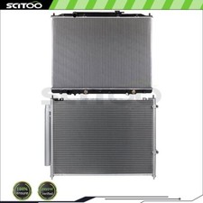 Car Radiator and A/C Condenser Kit Fits 2009 2010 2011 2012-2014 Honda Ridgeline