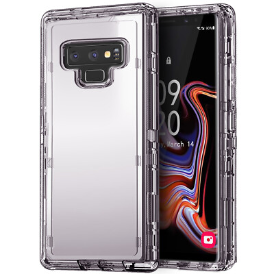 For Samsung Galaxy Note 9 Hybrid Case Heavy Duty Clear Cover / Screen Protector